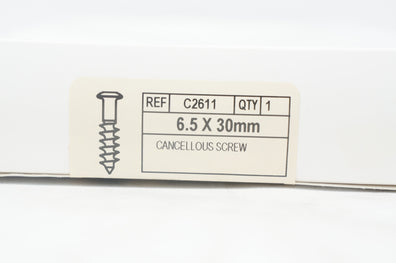 ConMed C2611 Screw Cancellous 6.5 mm x 30 mm (x)